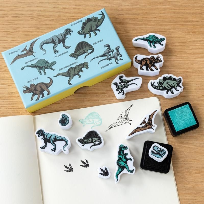 Rex London - Prehistoric Land Set Of Mini Stamps